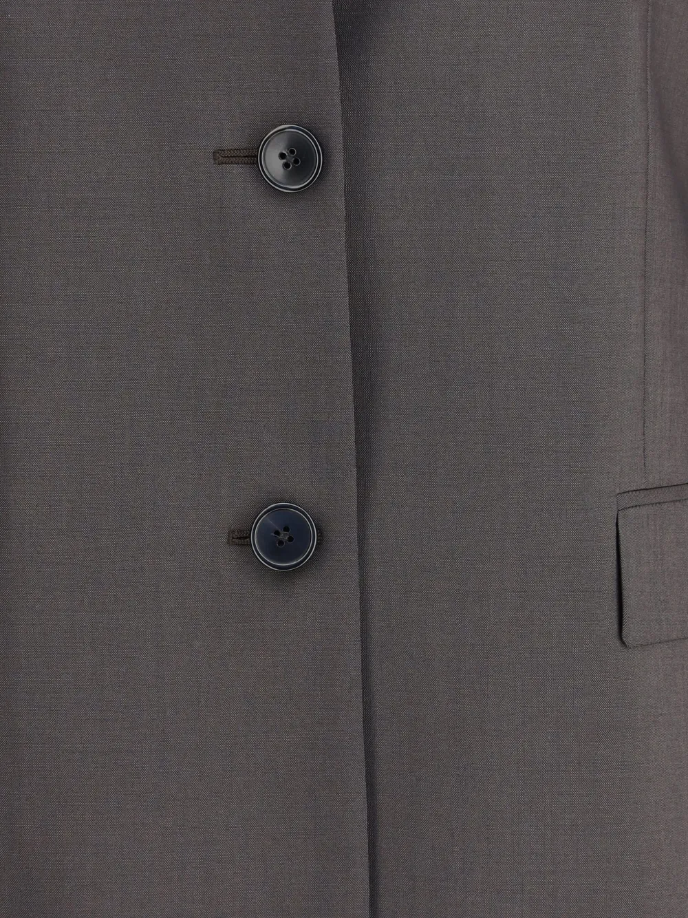 The Row Faelan jack met knoopsluiting Bruin