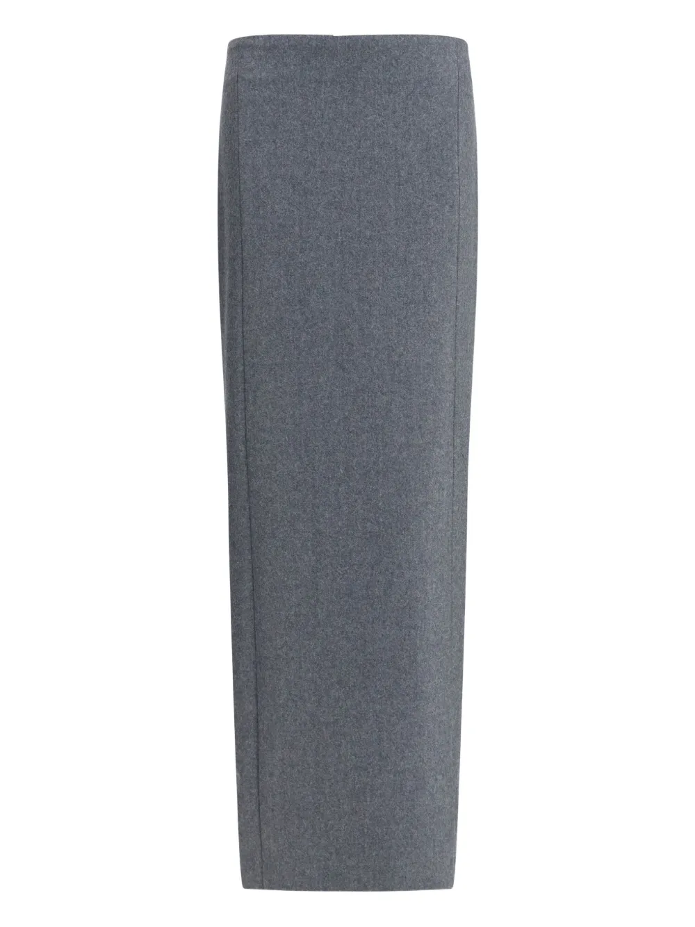 Thom Browne High-waist Pencil Midi Skirt In Gray