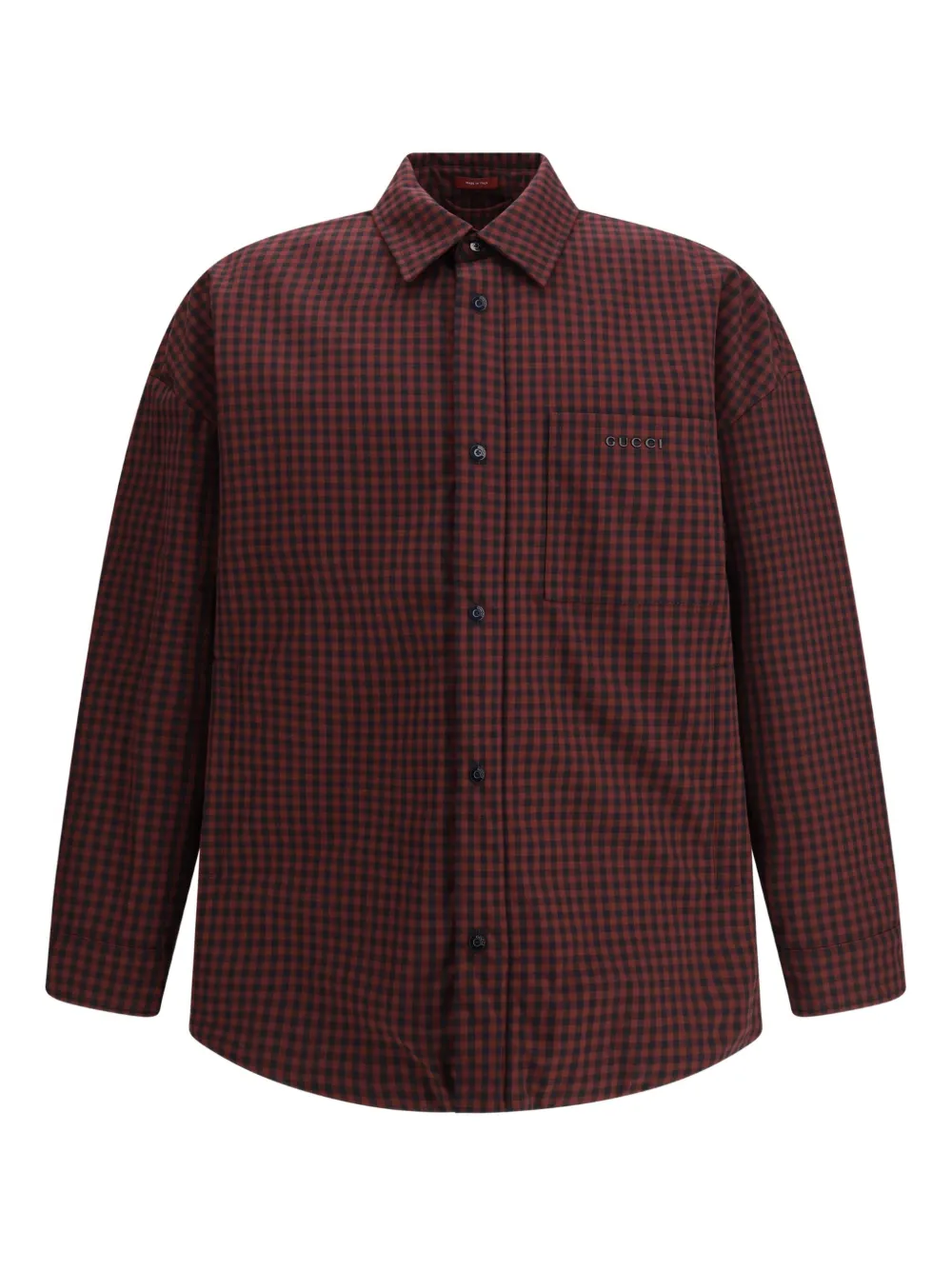 Gucci sobrecamisa de algodón | rojo | Image 1
