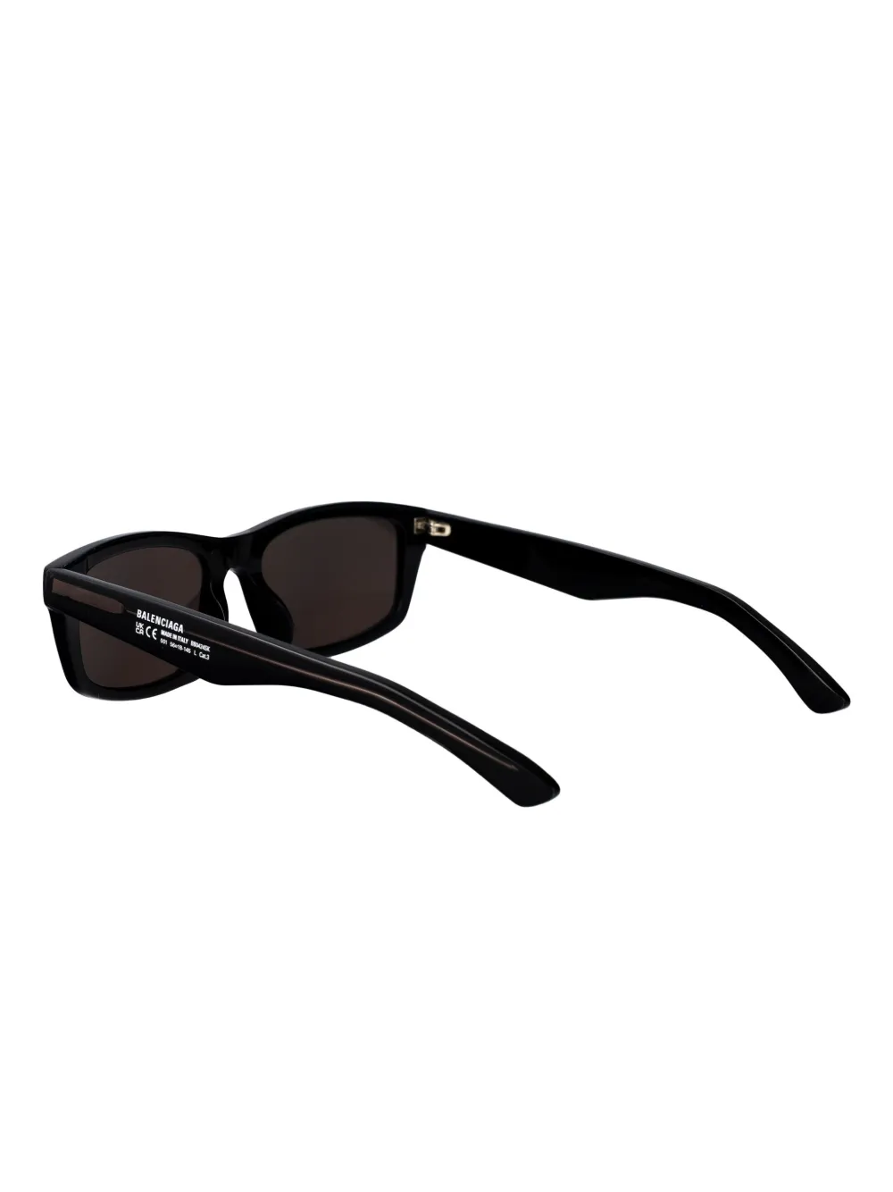 Balenciaga Eyewear Zonnebril met rechthoekig montuur Zwart