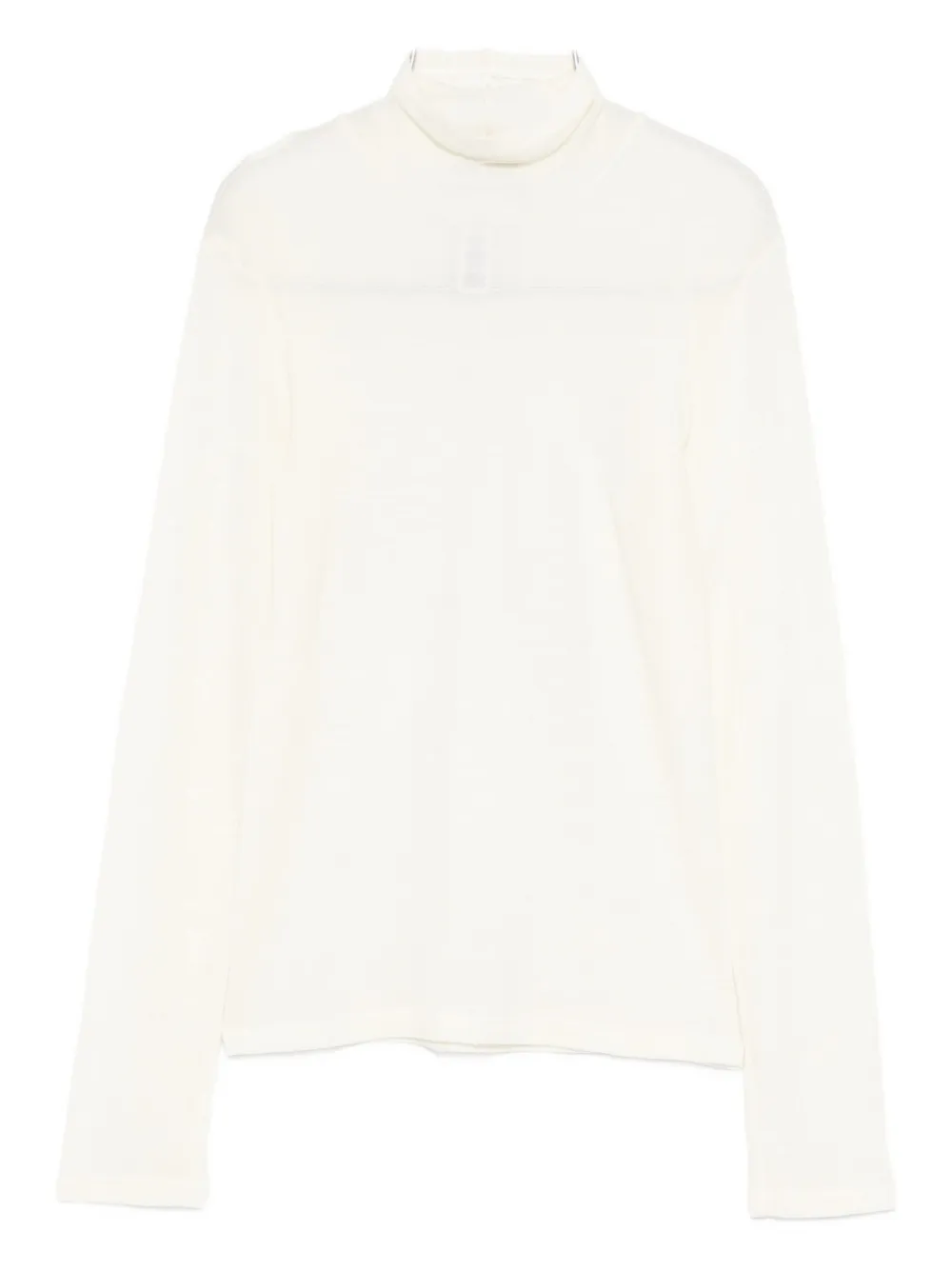 Tagliatore Turtleneck Long-sleeve T-shirt In White