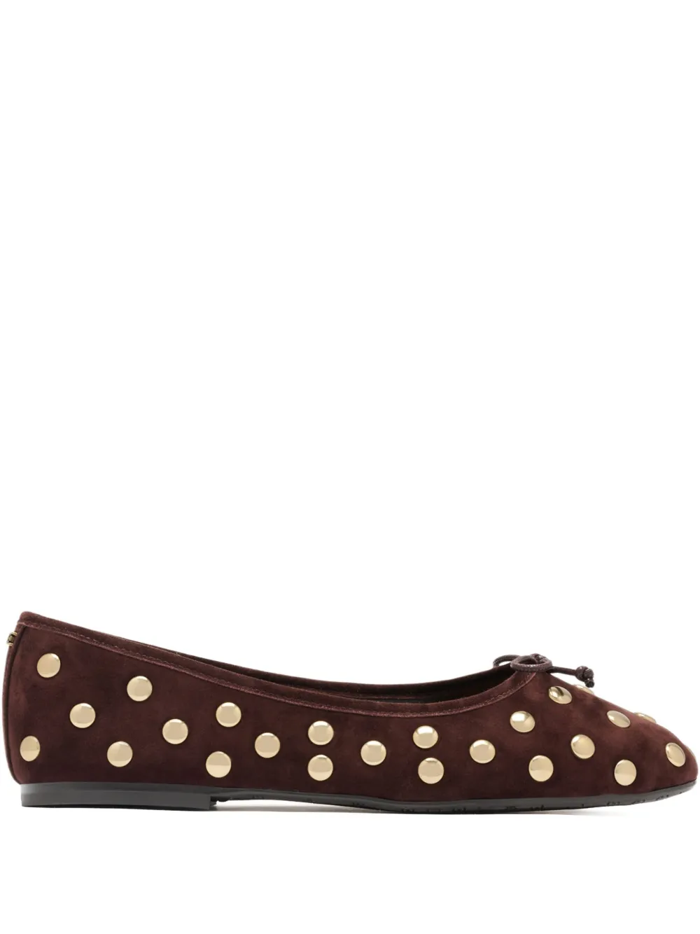 Sam Edelman Alie Stud Ballet Flat In Brown