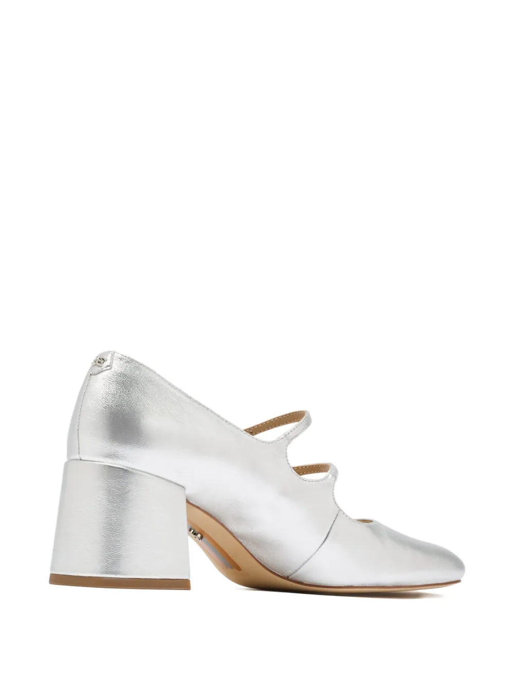 Sam Edelman 60mm Strap Pumps In Silver