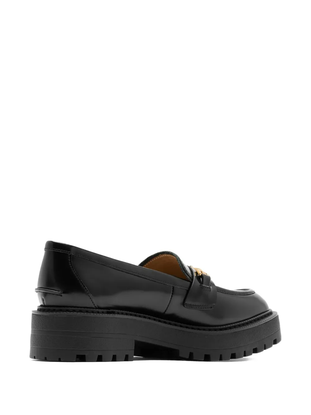 Sam Edelman Lea loafers met plateauzool Zwart