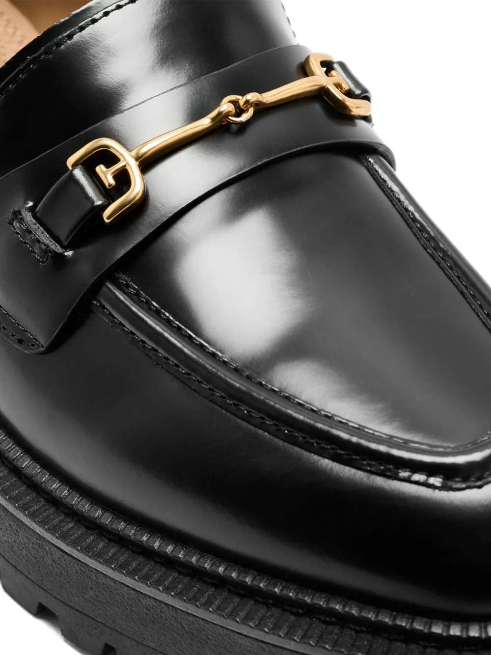 Sam Edelman Lea loafers met plateauzool Zwart