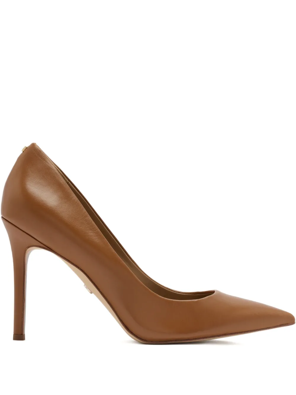 Sam Edelman 100mm Pointed-toe Pumps In Brown