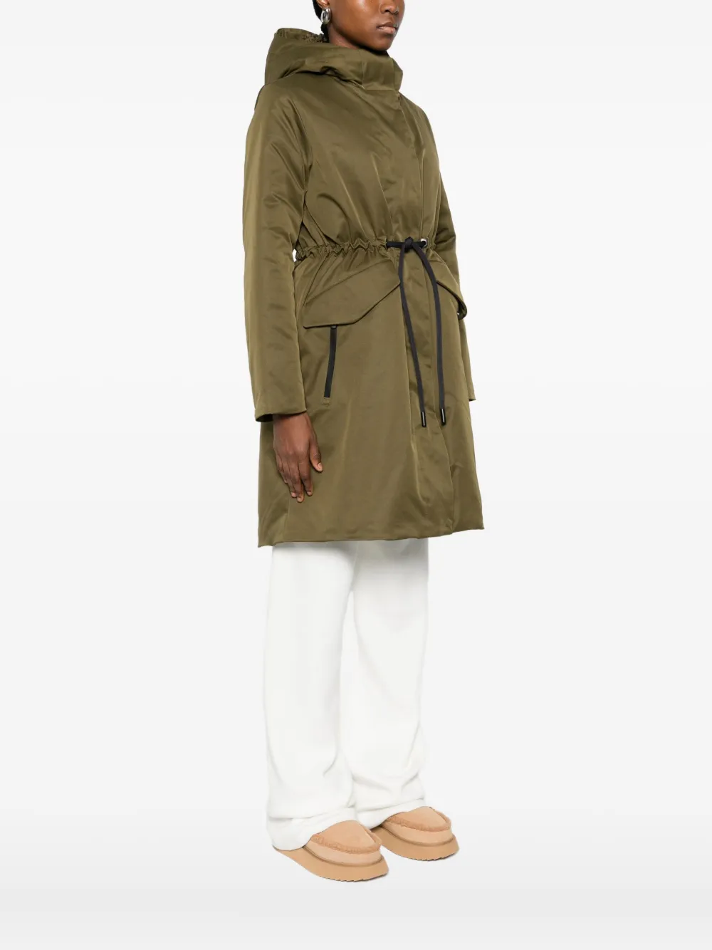 Save The Duck Joel Hooded Jacket In Green