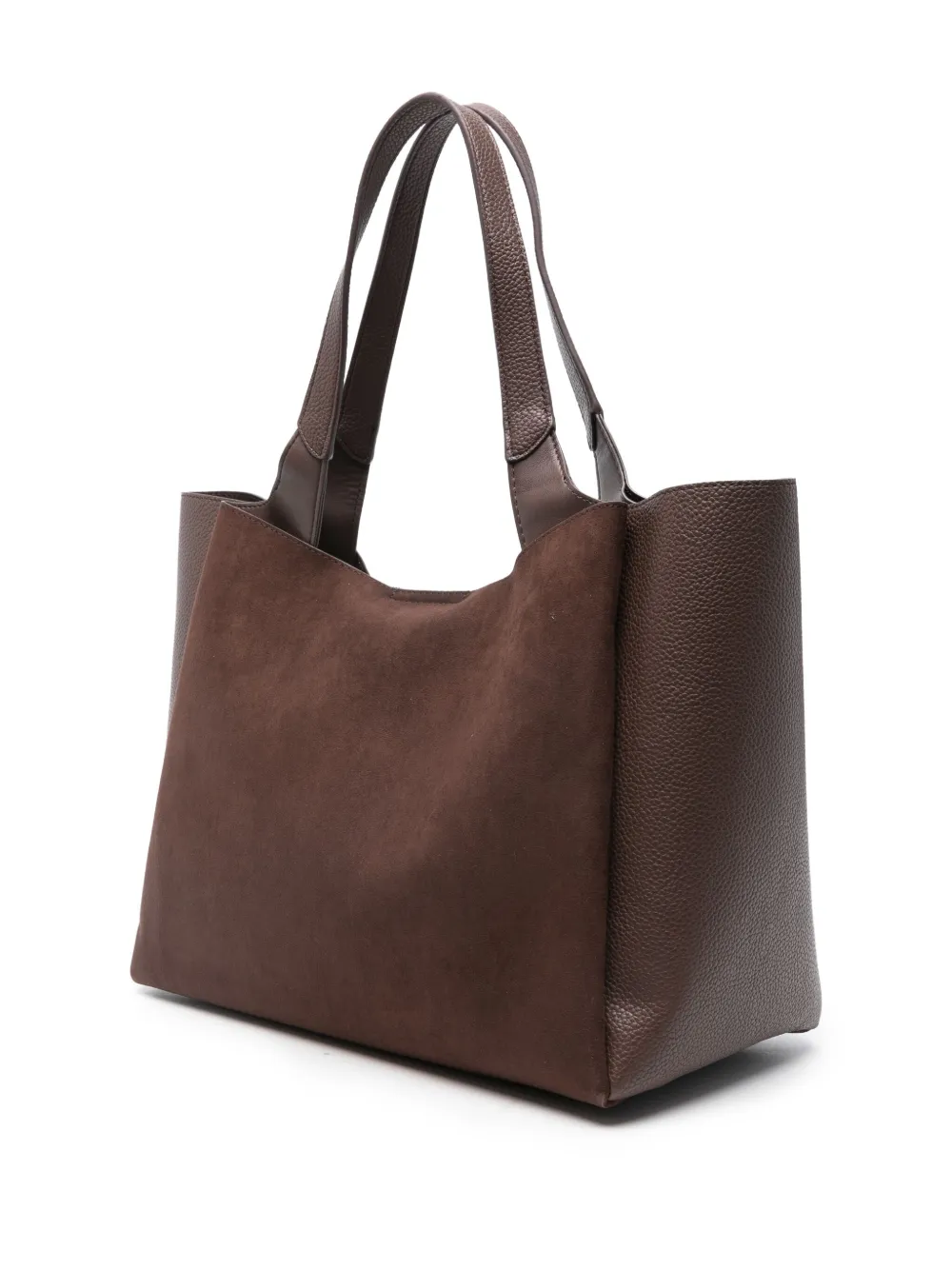 DKNY Shopper met logo Bruin