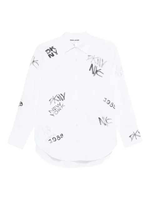 DKNY logo-print shirt