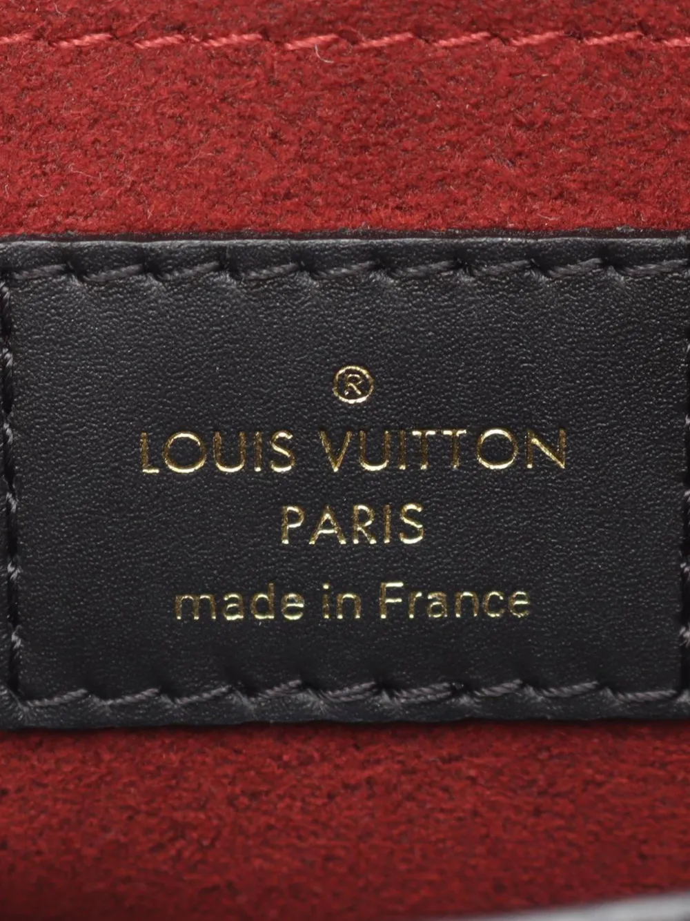 Pre-owned Louis Vuitton 2021 Bicolor Monogram Empreinte Giant Montaigne Bb Satchel In Black