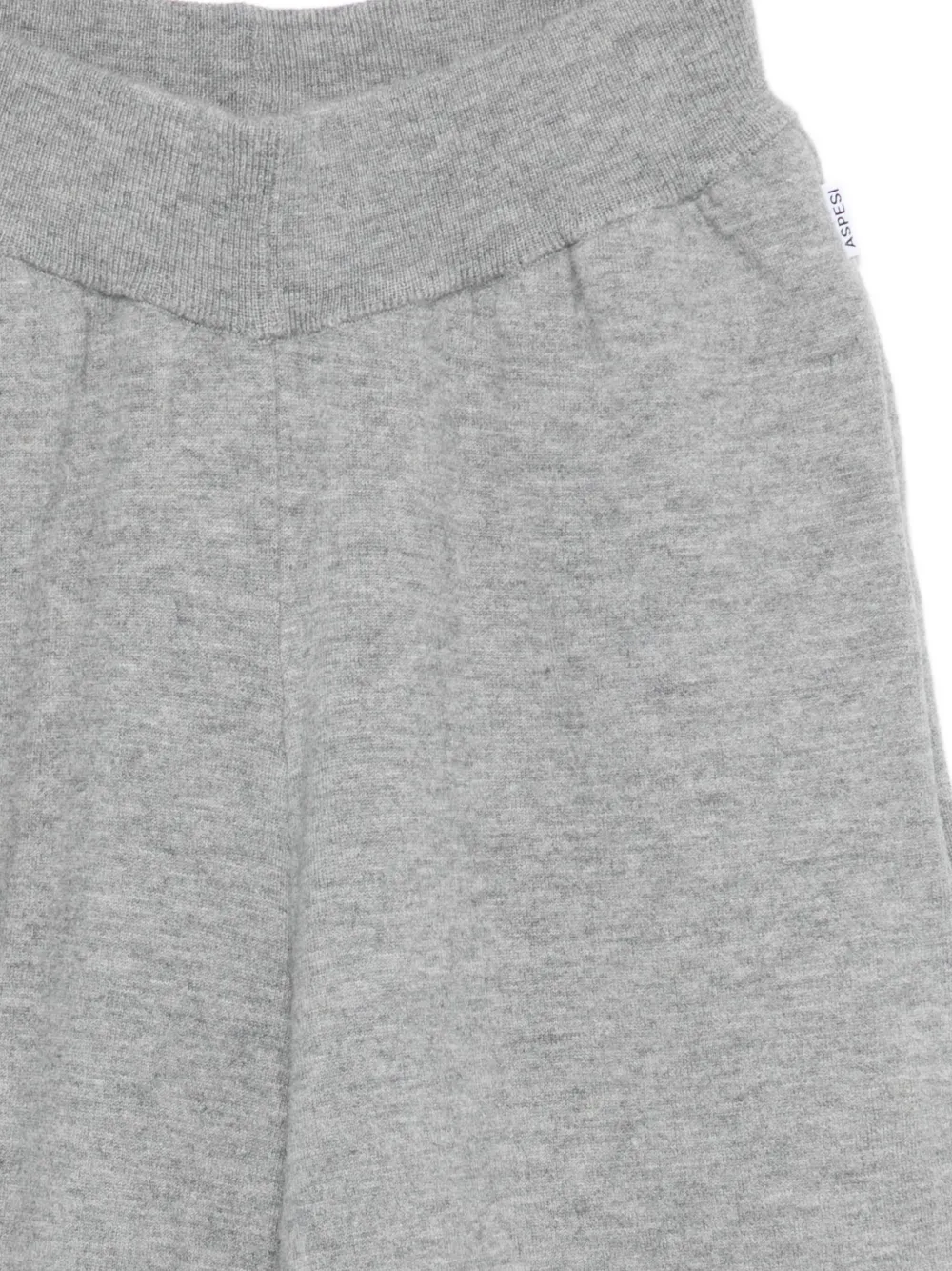 Aspesi Knitted Trousers In Gray