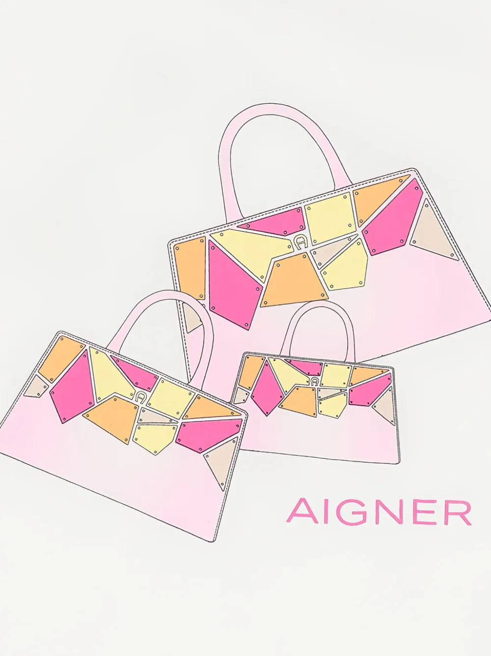 Aigner Kids T-shirt met logoprint Wit