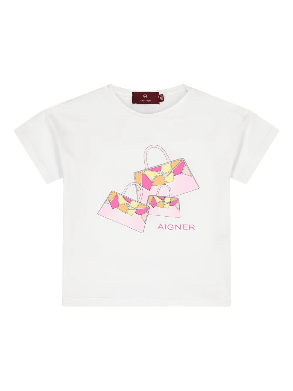 Aigner Kids T-shirt con logo - Bianco