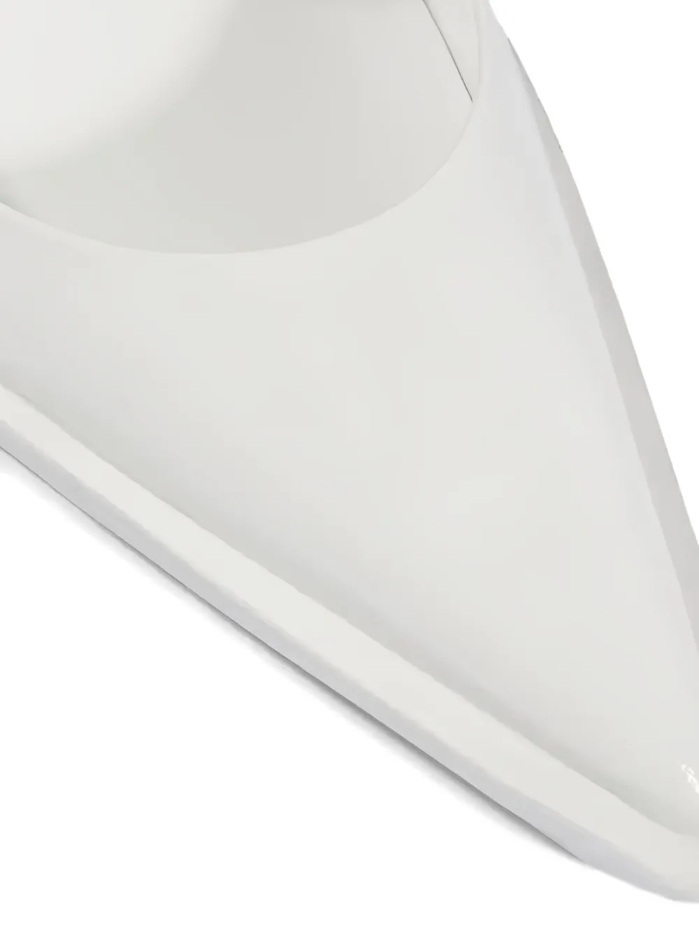 Schutz Gestreepte pumps Wit