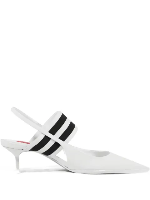 Schutz striped pumps