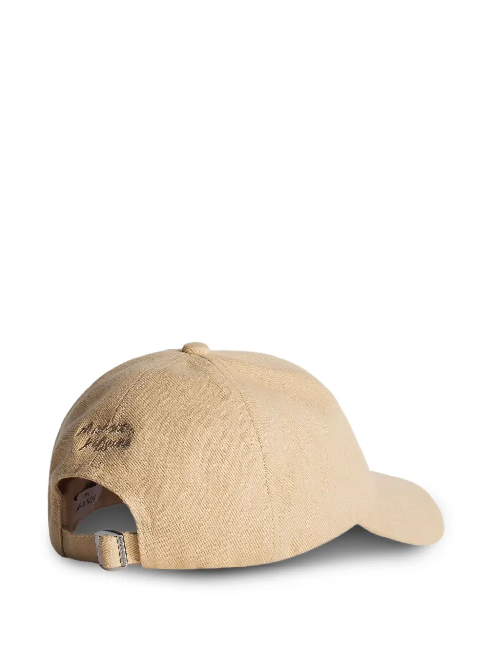 Maison Kitsuné Fox Head katoenen pet Beige