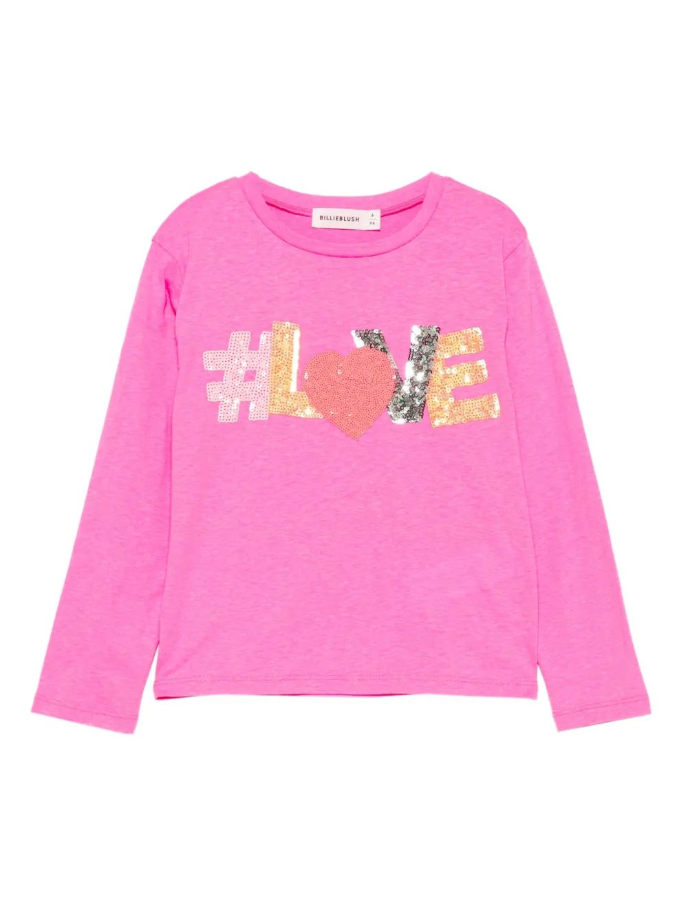 Billieblush sequin-embellished T-shirt - Rosa