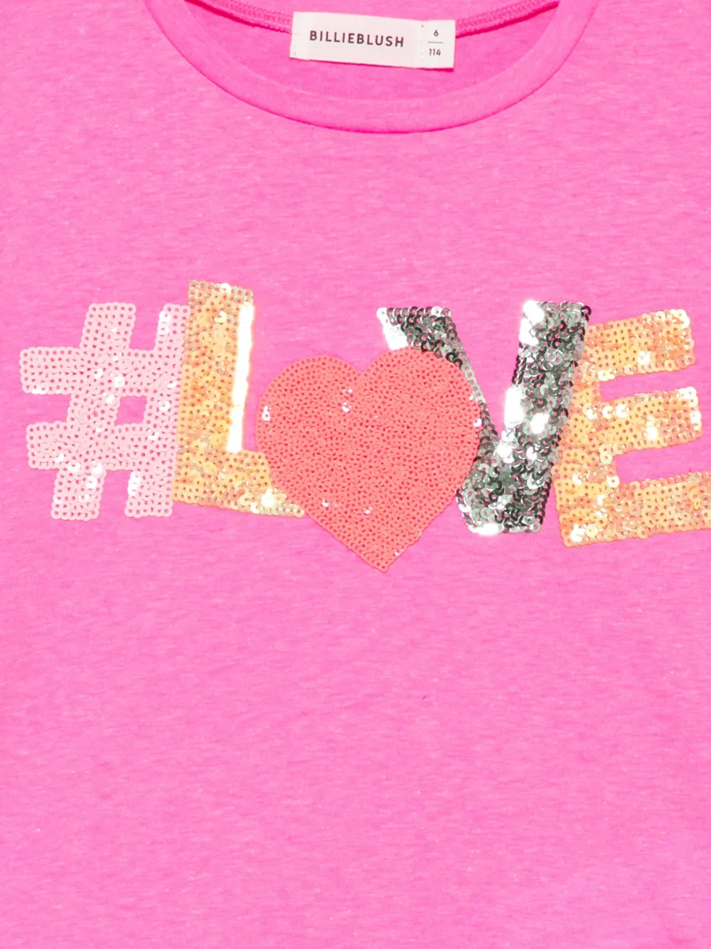 Billieblush T-shirt met pailletten Roze