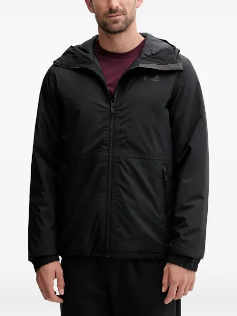 JACK WOLFSKIN chamarra con cierre y capucha