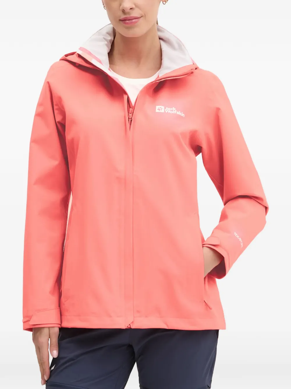 JACK WOLFSKIN Trailtime hooded jacket - Rosa