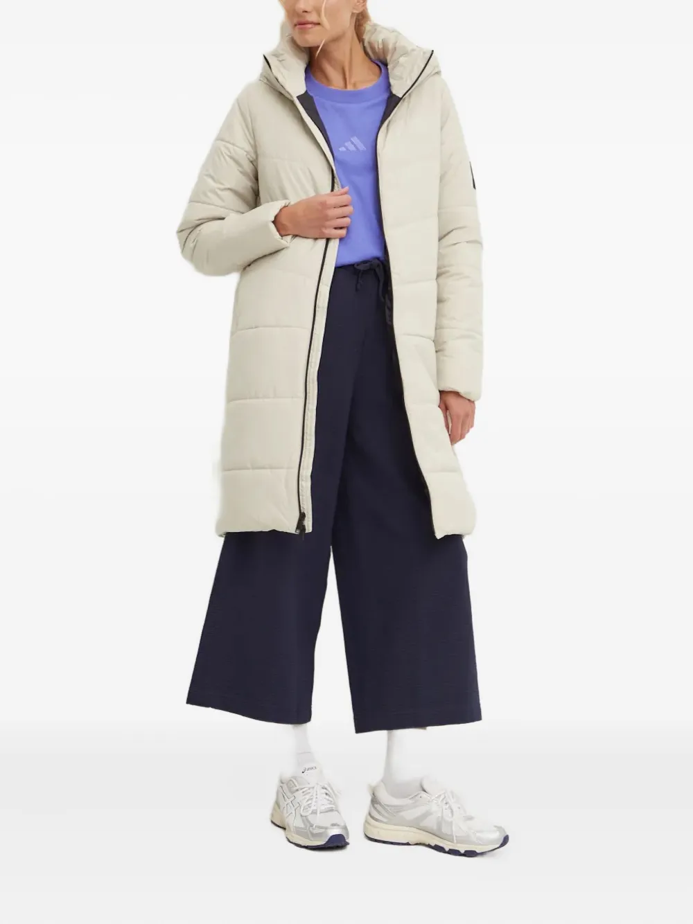 JACK WOLFSKIN Deutzer quilted hooded coat - Beige