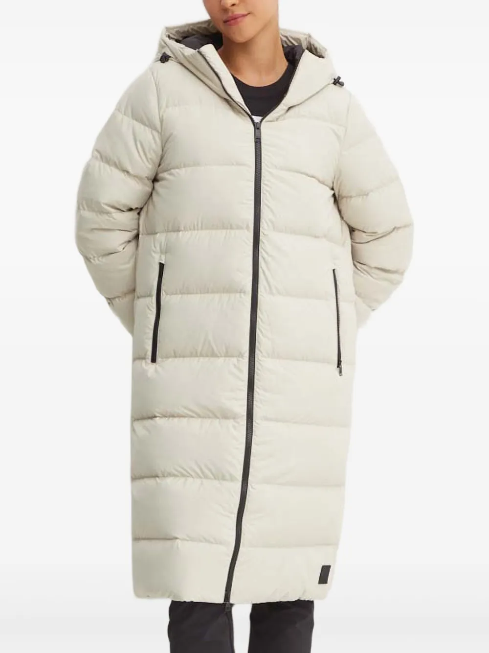 JACK WOLFSKIN Frozen Palace フーデッド キルティングコート - ニュートラル