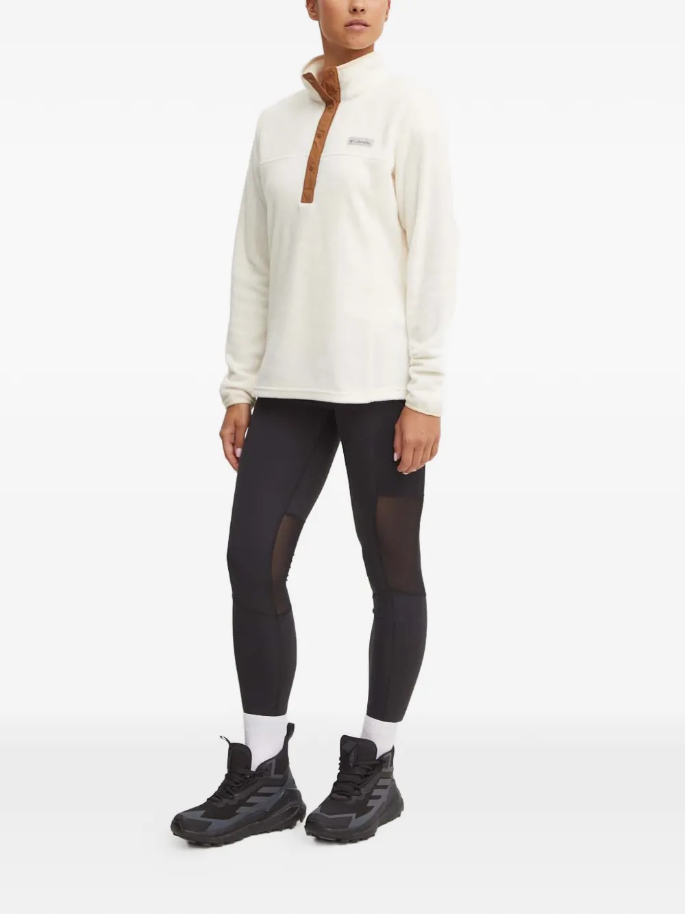 JACK WOLFSKIN Kensteig broek met mesh vlak Zwart