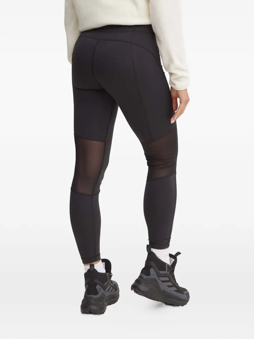 JACK WOLFSKIN Kensteig broek met mesh vlak Zwart