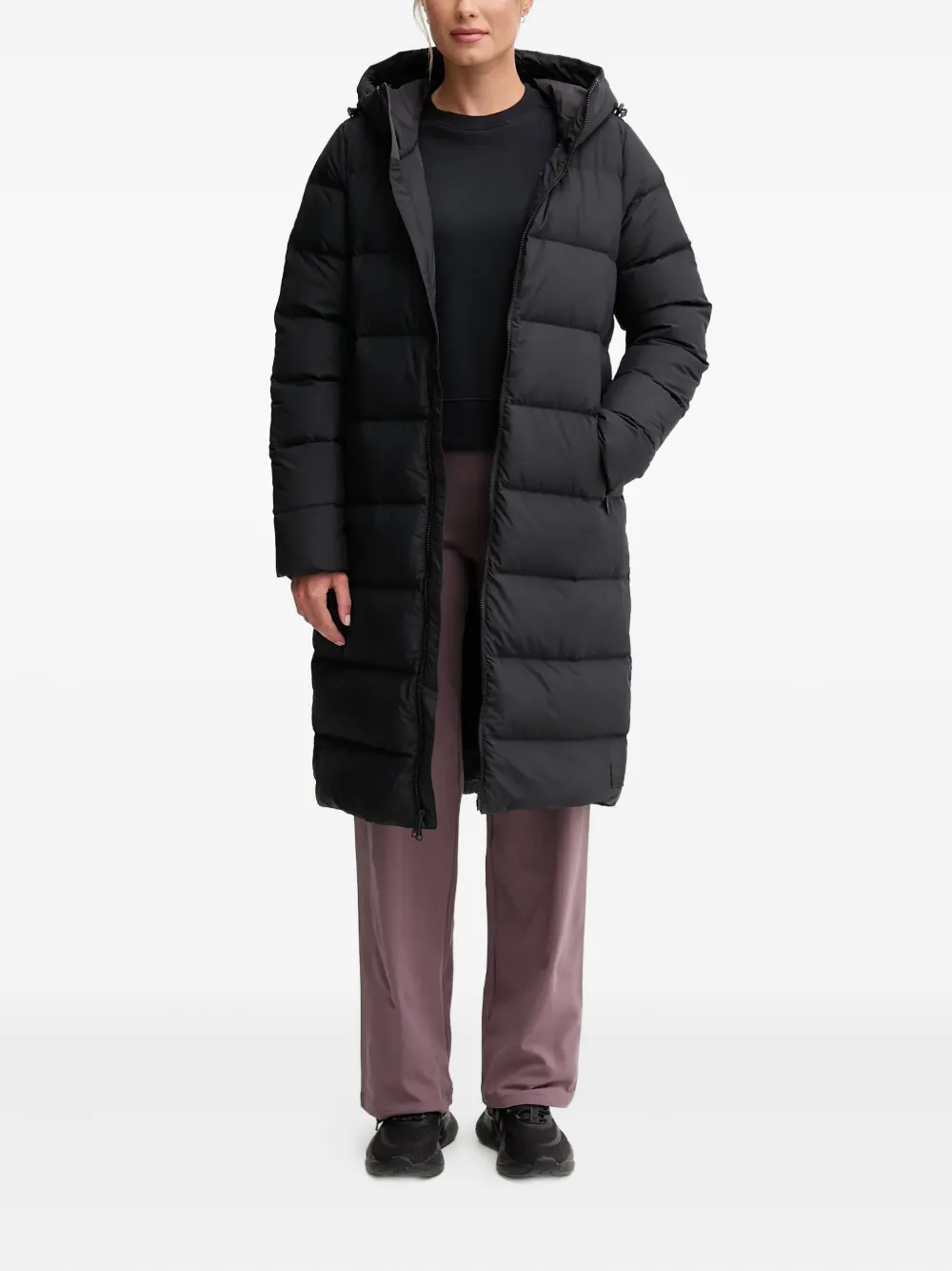 JACK WOLFSKIN Frozen Palace フーデッド パデッドコート - ブラック