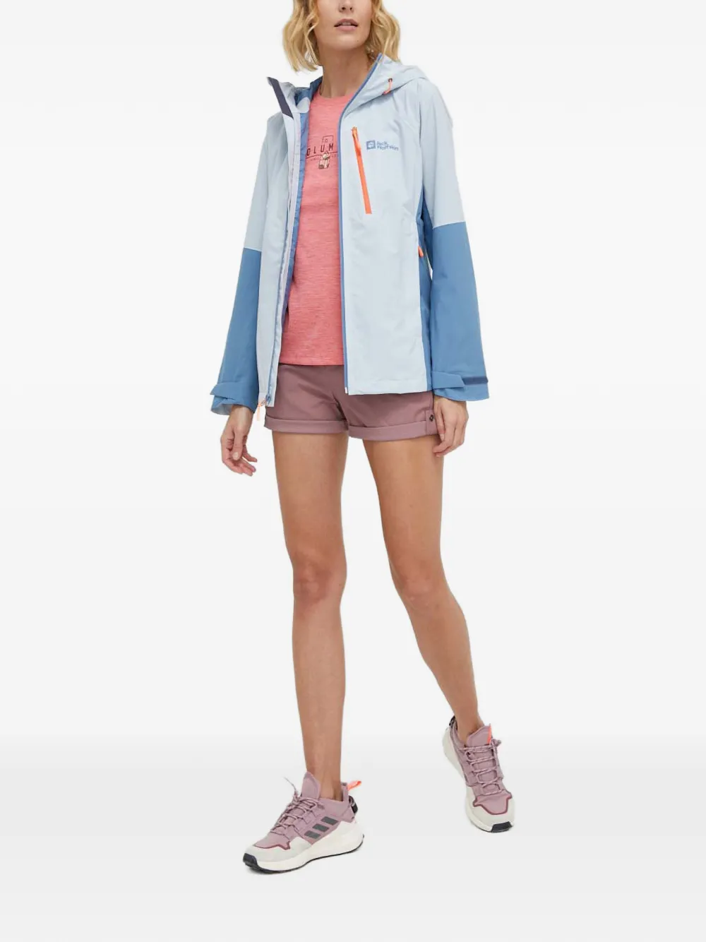 JACK WOLFSKIN Eagle Peak jack met colourblocking Blauw