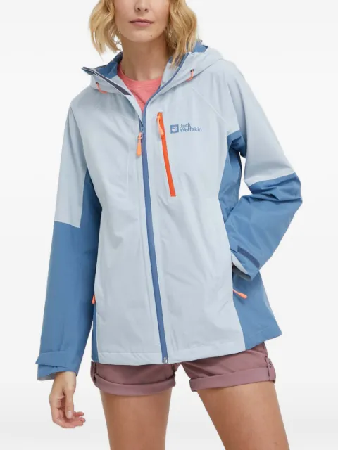 JACK WOLFSKIN Eagle Peak hooded colour-block jacket