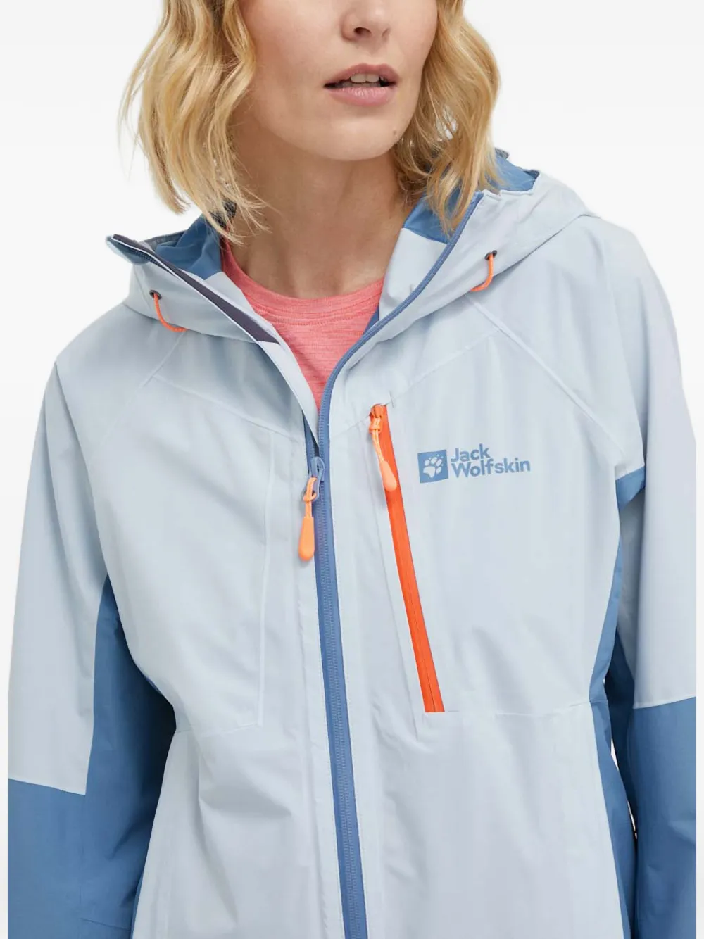 JACK WOLFSKIN Eagle Peak jack met colourblocking Blauw