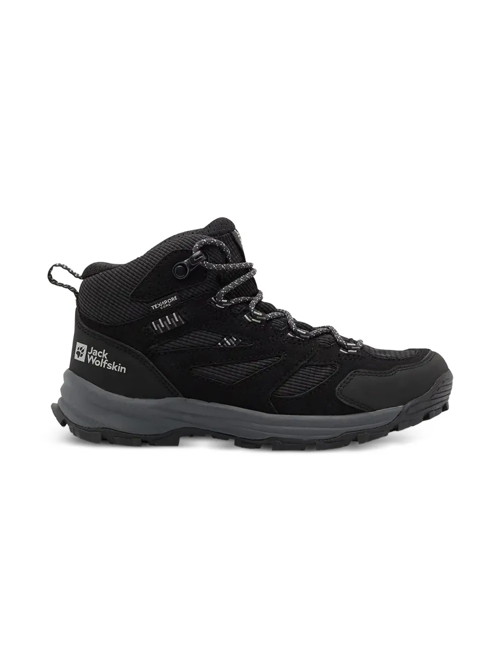  Jack Wolfskin Vojo Tour Texapore Mid Lace-up Boots - Black 