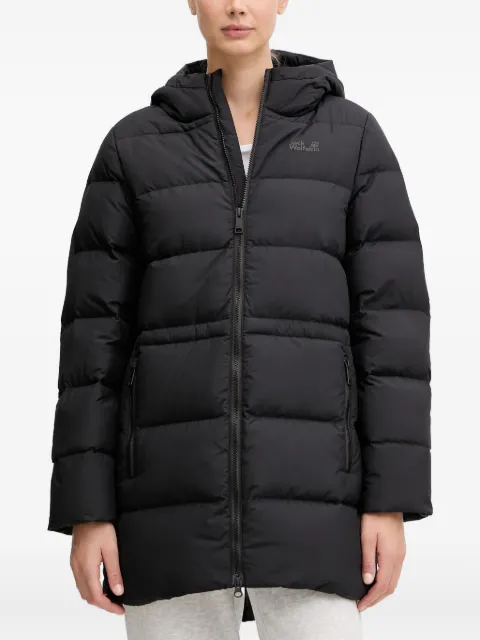 JACK WOLFSKIN Frozen Palace hooded zip-fastening coat