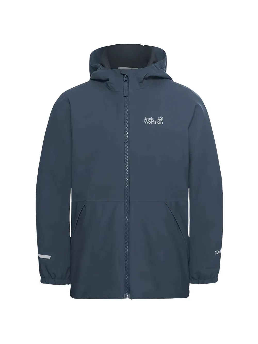 JACK WOLFSKIN hooded zip jacket - Blu