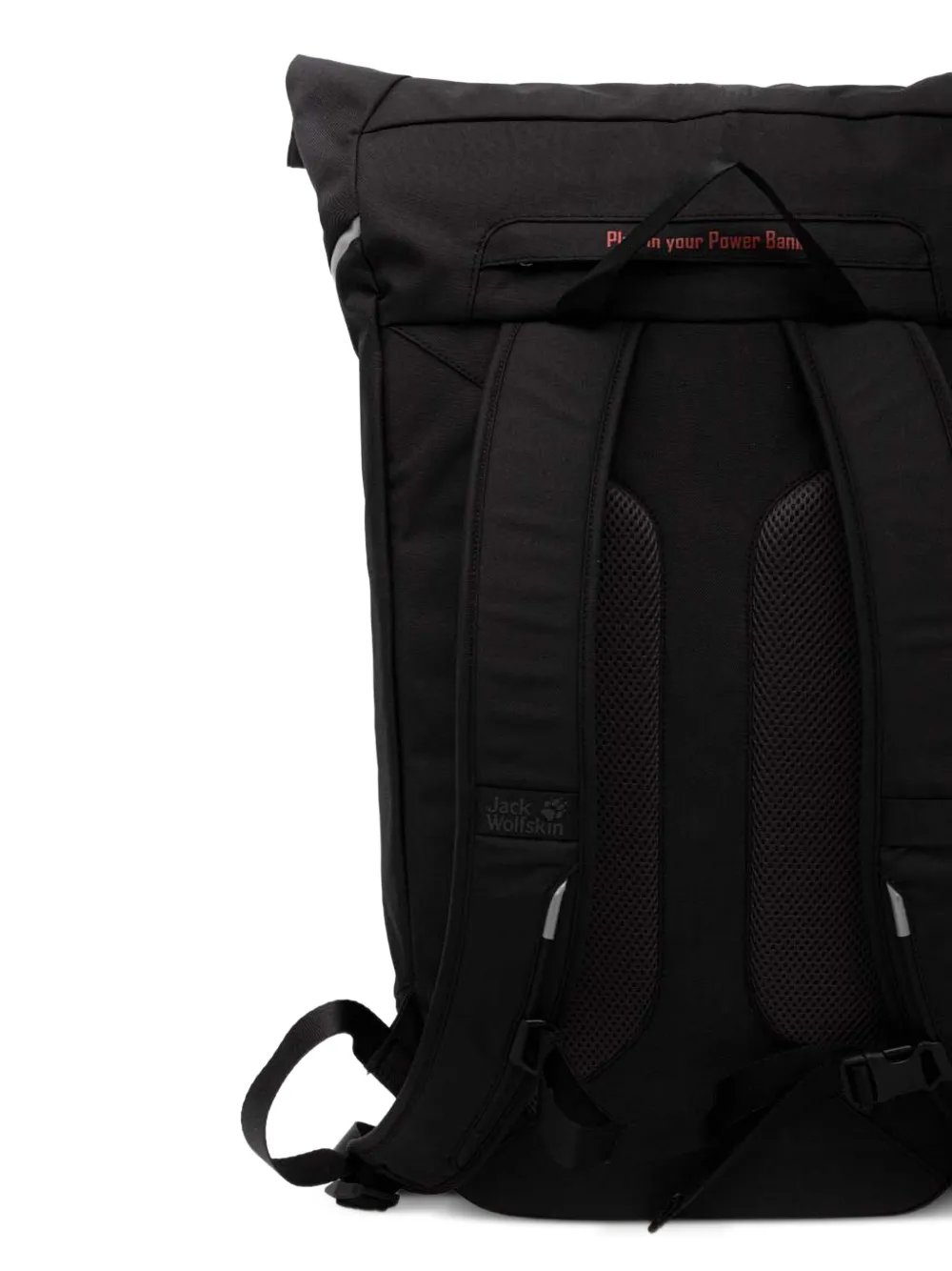  Jack Wolfskin Allspark Roll-top Reflective Backpack - Black 