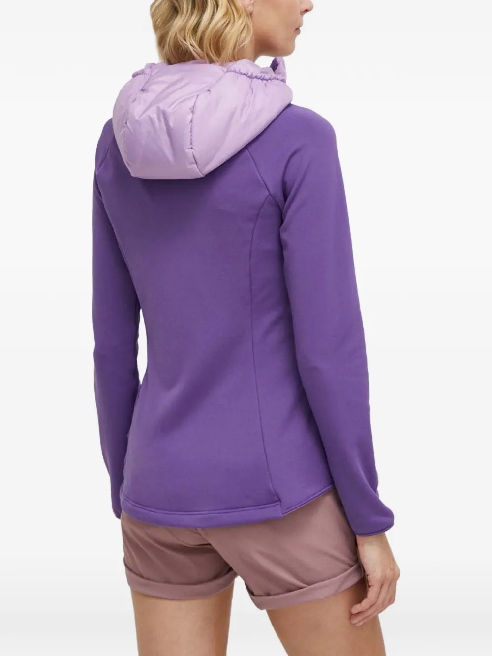 JACK WOLFSKIN Routeburn gewatteerd jack met capuchon Paars