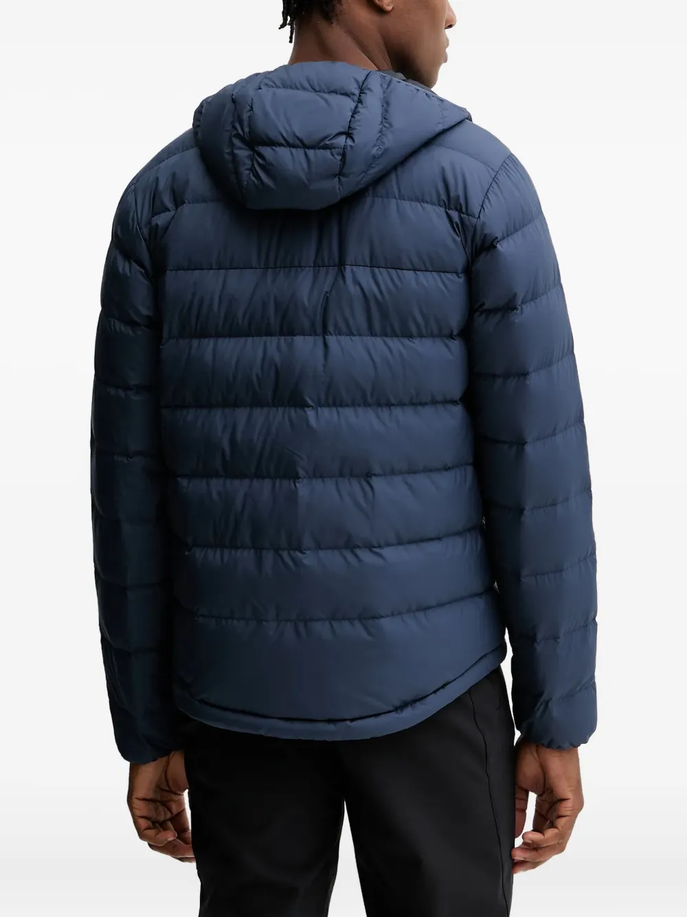 JACK WOLFSKIN Ather Down gewatteerd jack met capuchon Blauw
