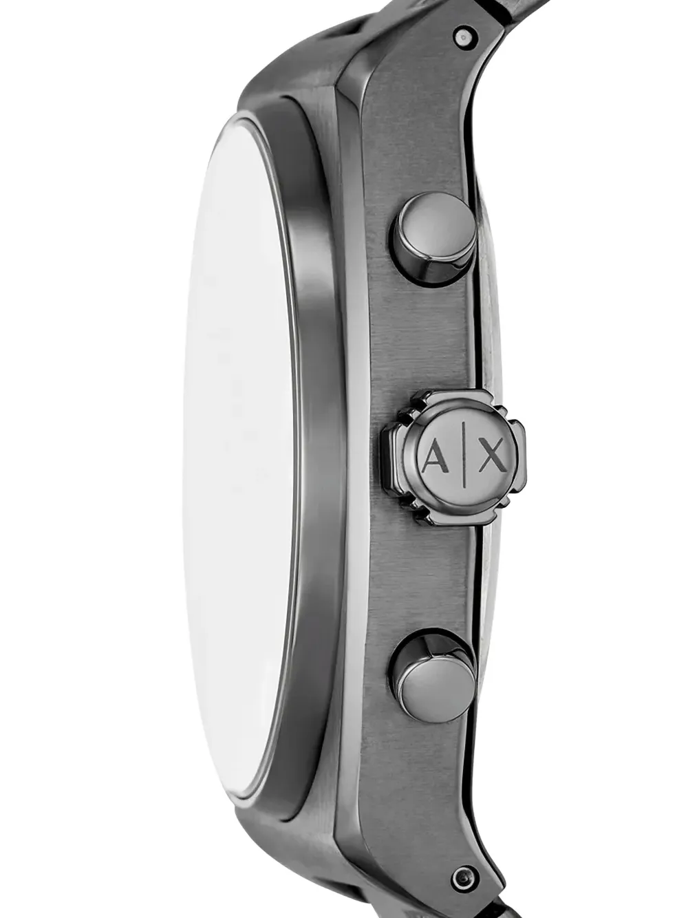 Armani Exchange Square-face 44mm In Gray
