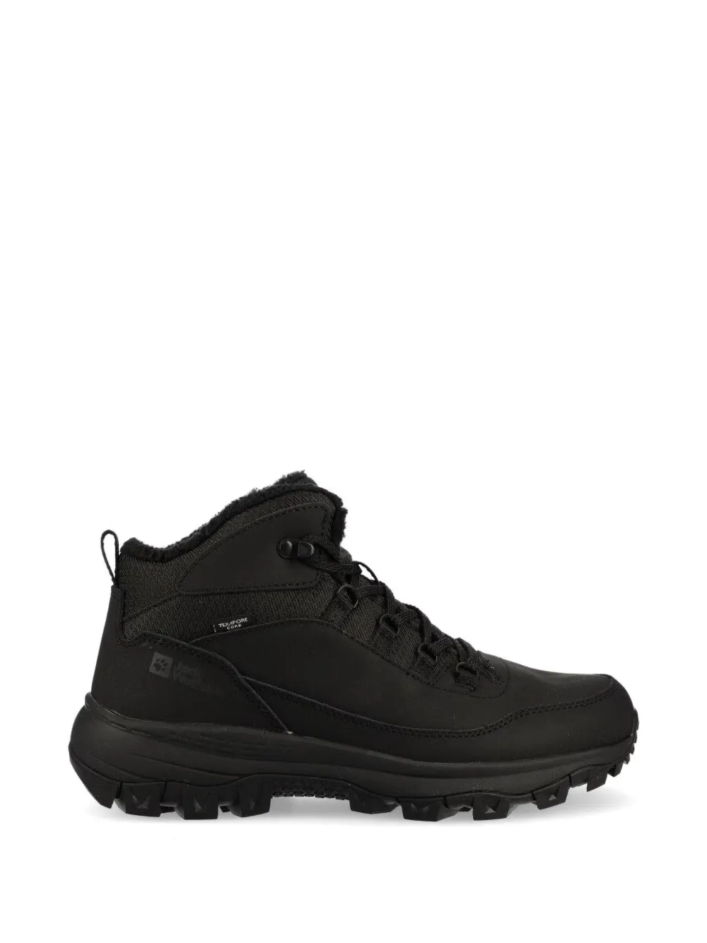 JACK WOLFSKIN Everquest Texapore Mid laarzen met fleece voering Zwart