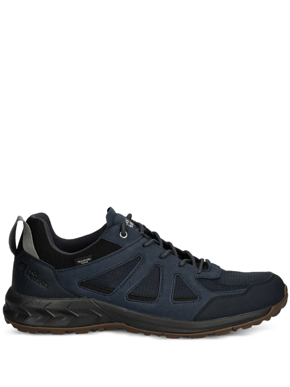 JACK WOLFSKIN Woodland lace-up fastening panelled performance sneakers | Blue | Image 1