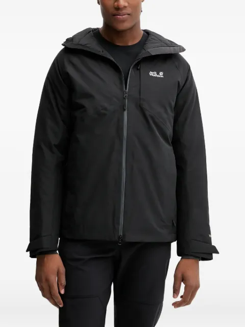 JACK WOLFSKIN Icecape hooded zip-fastening performance jacket
