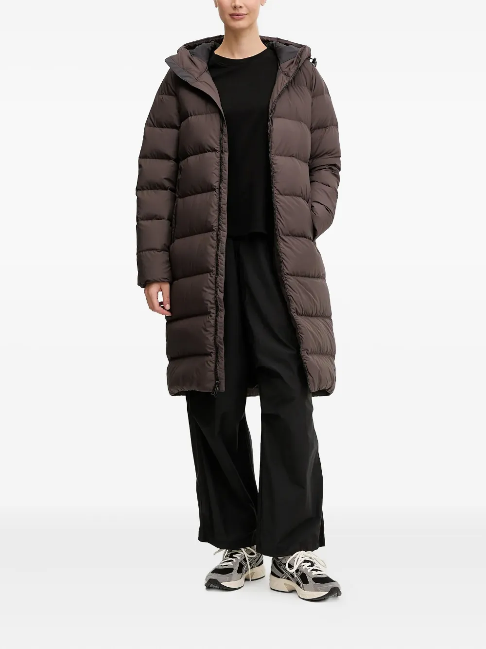 JACK WOLFSKIN Frozen Palace gewatteerde jas met capuchon - Bruin