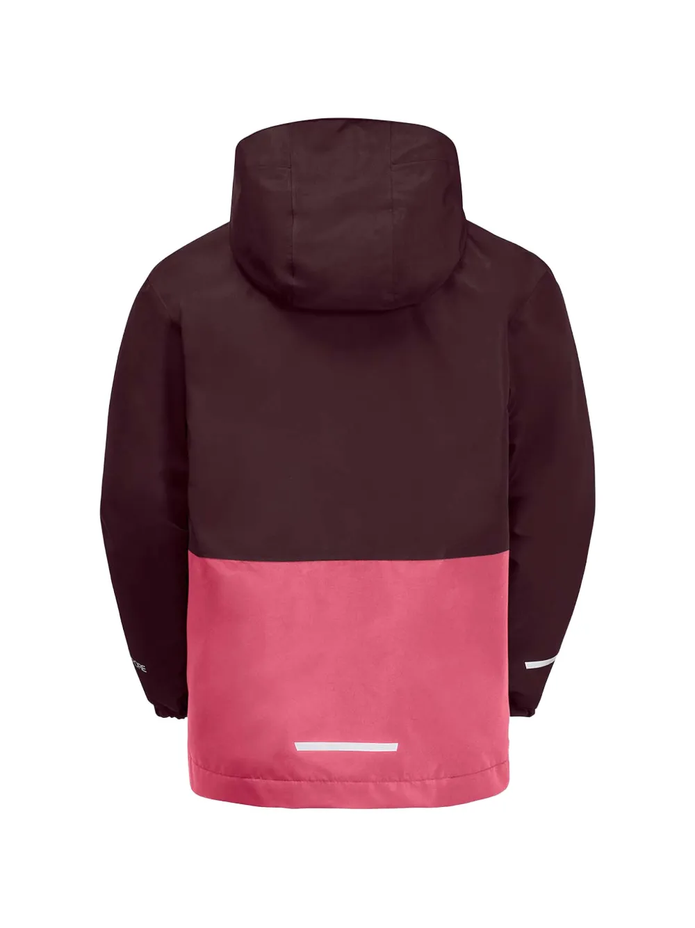  Jack Wolfskin Two-tone Hooded Jacket - Pink 