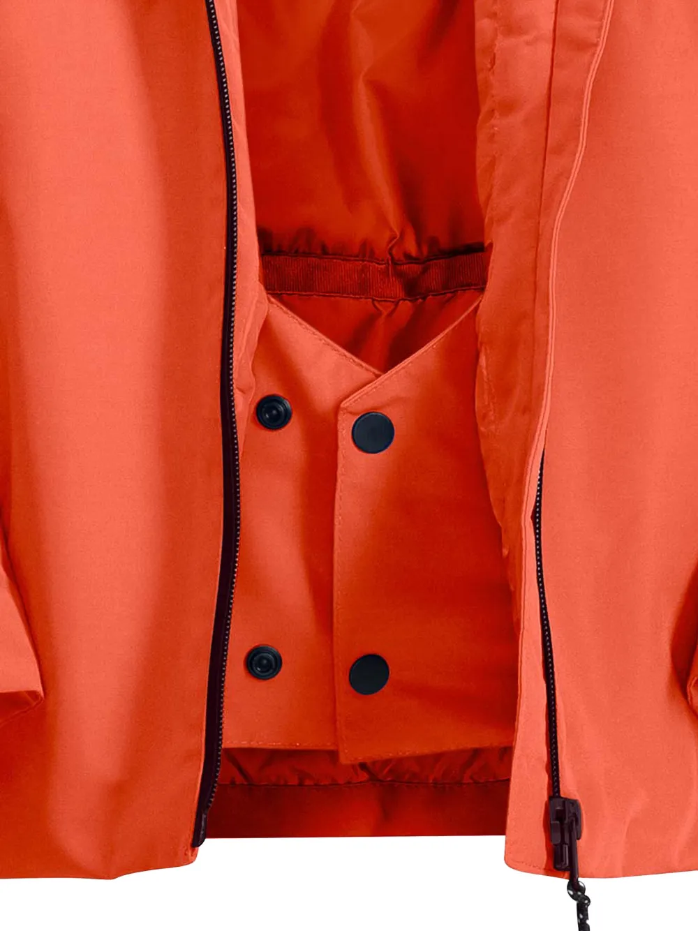  Jack Wolfskin Hooded Colour-block Jacket - Orange 