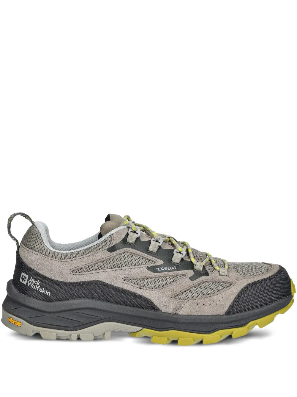 JACK WOLFSKIN Cyrox Texapore Low panelled performance sneakers | Grey | Image 1