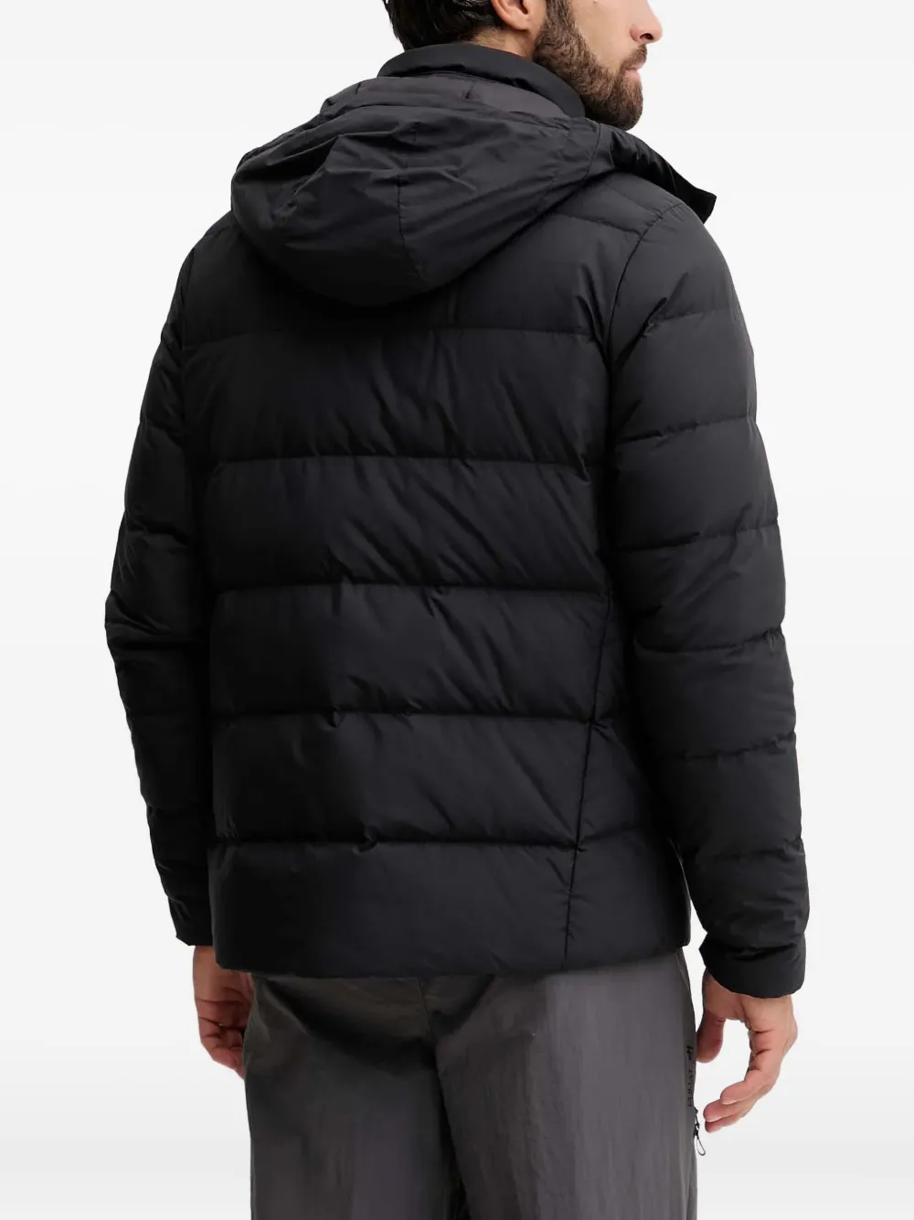 JACK WOLFSKIN Colonius jack met capuchon en ritssluiting Zwart