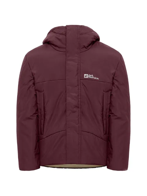 JACK WOLFSKIN hooded logo jacket