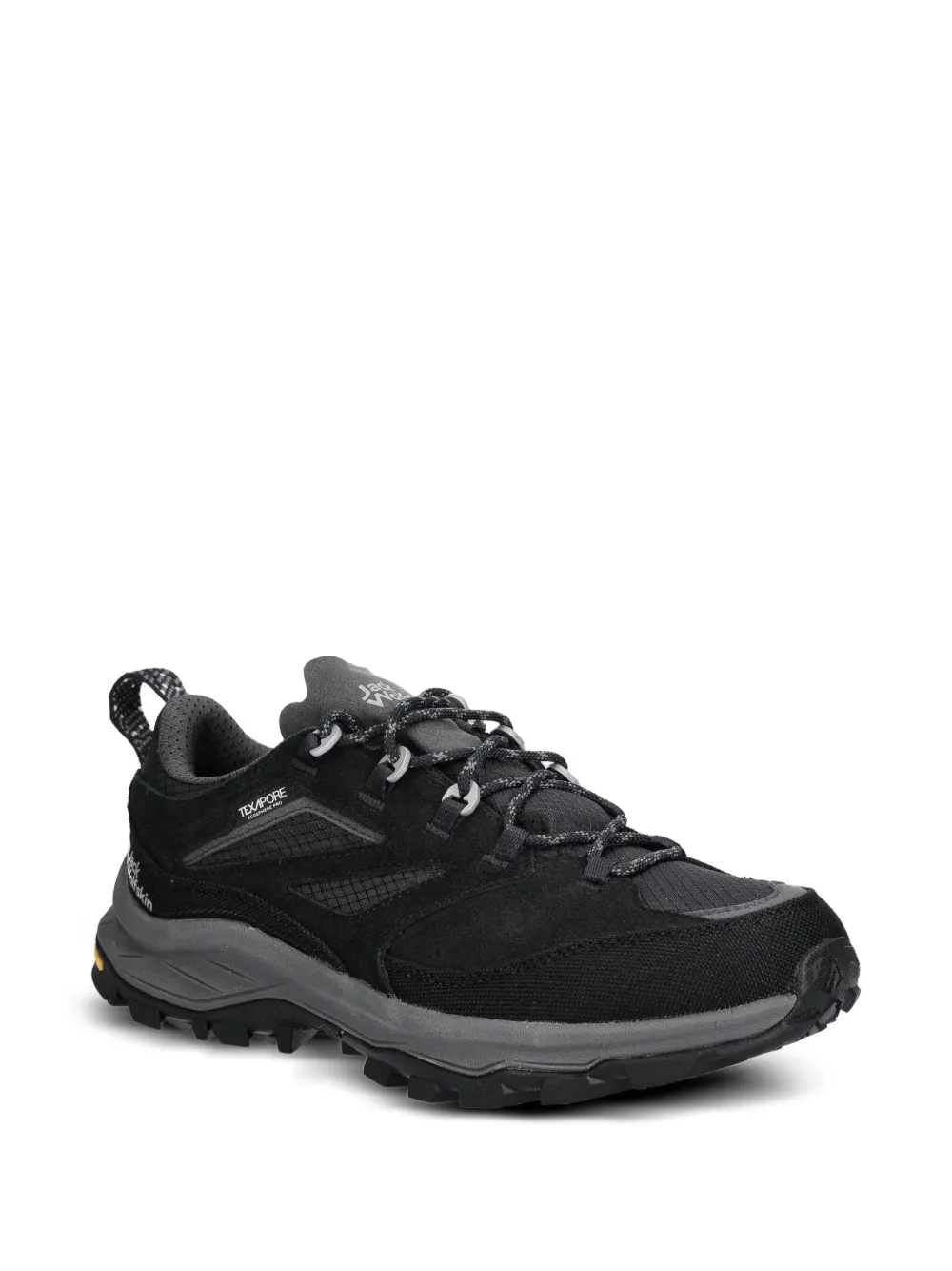 Jack Wolfskin Cyrox Logo-print Sneakers In Black