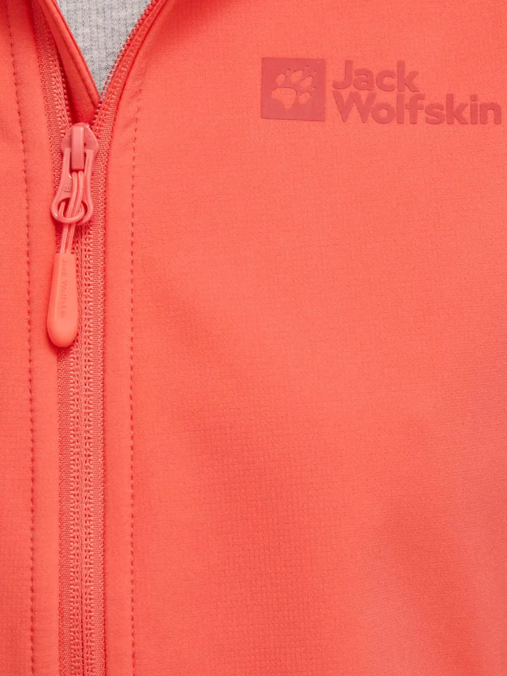 JACK WOLFSKIN Bornberg jack met capuchon en rits Oranje